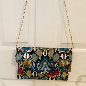 COPY - Multi colored snakeskin purse